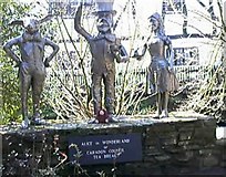 SX1764 : Statues at Trago Mills by Beccy