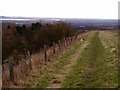 SE9234 : The west of the Humber Estuary from The Wolds by Andy Beecroft