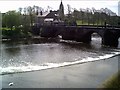 Old Dee Bridge and the Weir from the City Side