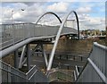 Footbridge to Shops