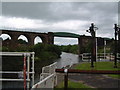 Railway viaduct at Hunts Lock