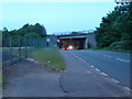 The A34 crossing the old A34 now the B4017