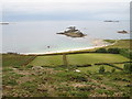 SV8714 : View SW towards Rushy Bay from Samson Hill, Bryher by Darren Smith
