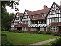 Apartments built in West Acton in 1930s in half-timbered style