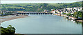 SS4526 : Bideford Long Bridge and view of the town by Mike Crowe