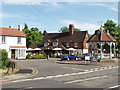 Ickenham - water pump, pub, and houses