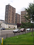 NS5564 : High flats, Ibrox by Gordon McKinlay