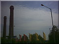 Old power station chimneys, Ampere Way.