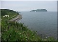 Entrance to Campbeltown Bay and Davaar Island from Trench Point