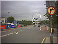 TQ2675 : Roundabout south of Wandsworth Bridge. by Noel Foster
