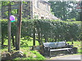 Road Sign and Bench, village of Combs