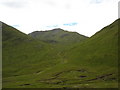 NH0715 : Peat hags and bog at head of An Caorann Mor north of Loch Cluanie by paul birrell