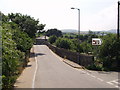 The Bridge over the railway and river at Bridges (part of Luxulyan Village)