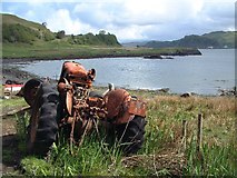 NM8127 : The Little Horse Shoe, Kerrera (and tractor) by Bob Jones