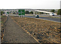 Footbridge over the A6