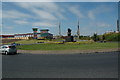 Roundabout on A570, St.Helens