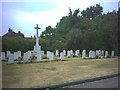 War Memorial and WW2 Military Graves, Croydon Cemetery.