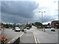 Roundabout at the bottom of West Street, Axminster