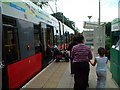 Tramlink stop at Lloyd Park, Croydon