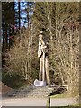 SD3394 : Ancient Forester, by David Kemp, Grizedale Forest, Cumbria by Kate Jewell