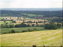 TQ4155 : Looking south from the North Downs by Nigel Freeman