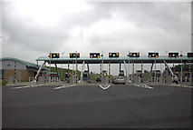 SK1302 : M6 main toll booths by Kevin Jump