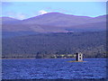 NN5357 : Eilean nam Faoileag crannog and Loch Rannoch by Daryl McKeown