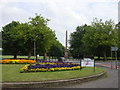 SJ3788 : Roundabout and monument, Sefton Park by Sue Adair