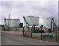 SE3828 : Gas Holders Bayford Thrust by Mick Melvin