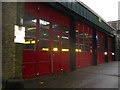 Doors to the fire station at Bernards Heath St Albans