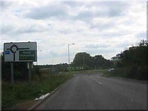TL0807 : This is the last roundabout before the M1 on A414 by Jack Hill