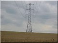 Transmission line and  Pylons over Gaddesden Lane