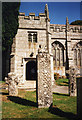 St Neot: crosses in churchyard