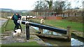 Restored lock gates on the Chesterfield Canal