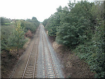 SJ4267 : Hoole Railway by Dennis Turner