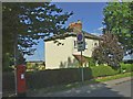 House in Waggon Road with Edward VIII Pillar Box