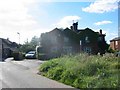 Houses at a cross roads on the Slype