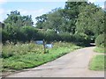 Road signpost at  Easthall