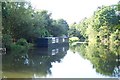 Houseboat on the Basingstoke Canal