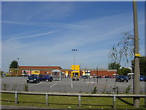 SJ4288 : Car Park and rear of Belle Vale Shopping Centre by Sue Adair