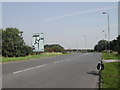 Road sign and Island