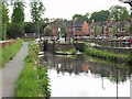 Montgomery Canal, restored lock in Welshpool