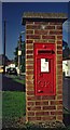 TQ3096 : Brick built George V pillar box, Lonsdale Drive, Enfield by Christine Matthews