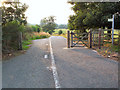 Former route of A660 near Burley