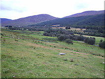 NH5192 : Looking up the Strathcarron glen by Donald H Bain
