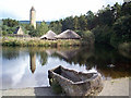 Lake and Crannog, History Park, Cullion