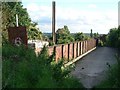 The bridge which carries White Road (a bridleway) over the railway near Brockham