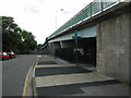 Meadow Road bridge and Beeston station