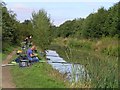 SK4480 : Path of Chesterfield Canal, Fisheries by David Morris