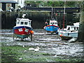 SX2050 : Polperro Harbour At Low Tide by Gwyn Jones